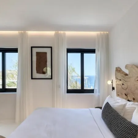 Exquisite Mykonos Apocryphos 6 Bedrooms Unique Aegean Sea View Villa Glásztrosz