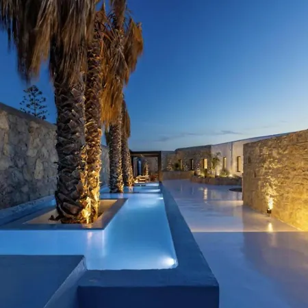 Exquisite Mykonos Apocryphos 6 Bedrooms Unique Aegean Sea Views Private Infinity Pool Indoor Cave Heated Pool Outdoor Jacuzzi, Villa