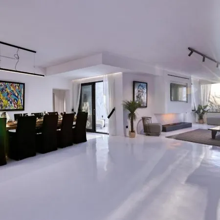 빌라 Exquisite Mykonos Apocryphos 6 Bedrooms Unique Aegean Sea View *